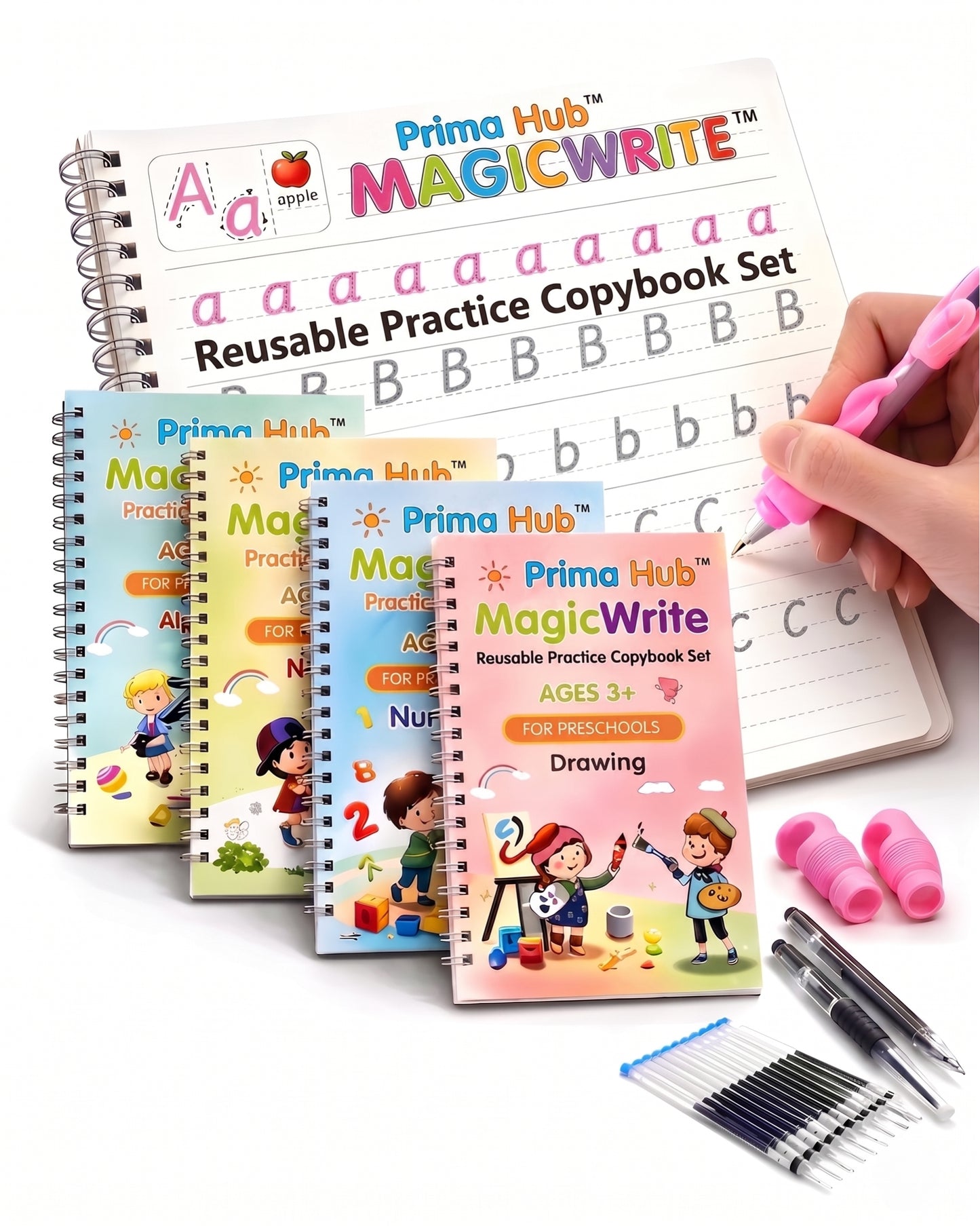 Prima Hub™ MagicWrite Reusable Copybook Kit