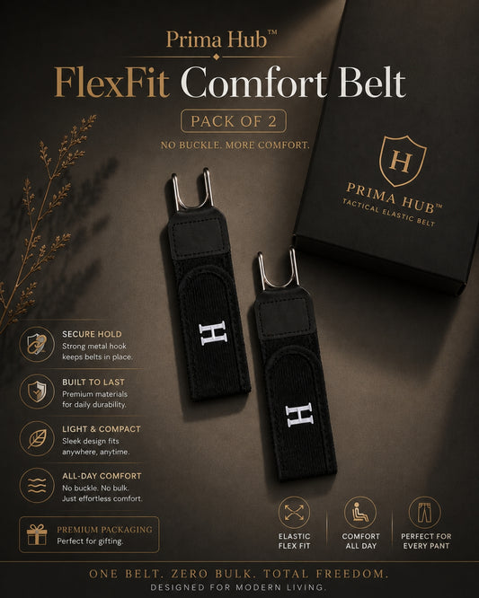 Prima Hub™ FlexFit Comfort Belt (Pack of 2)