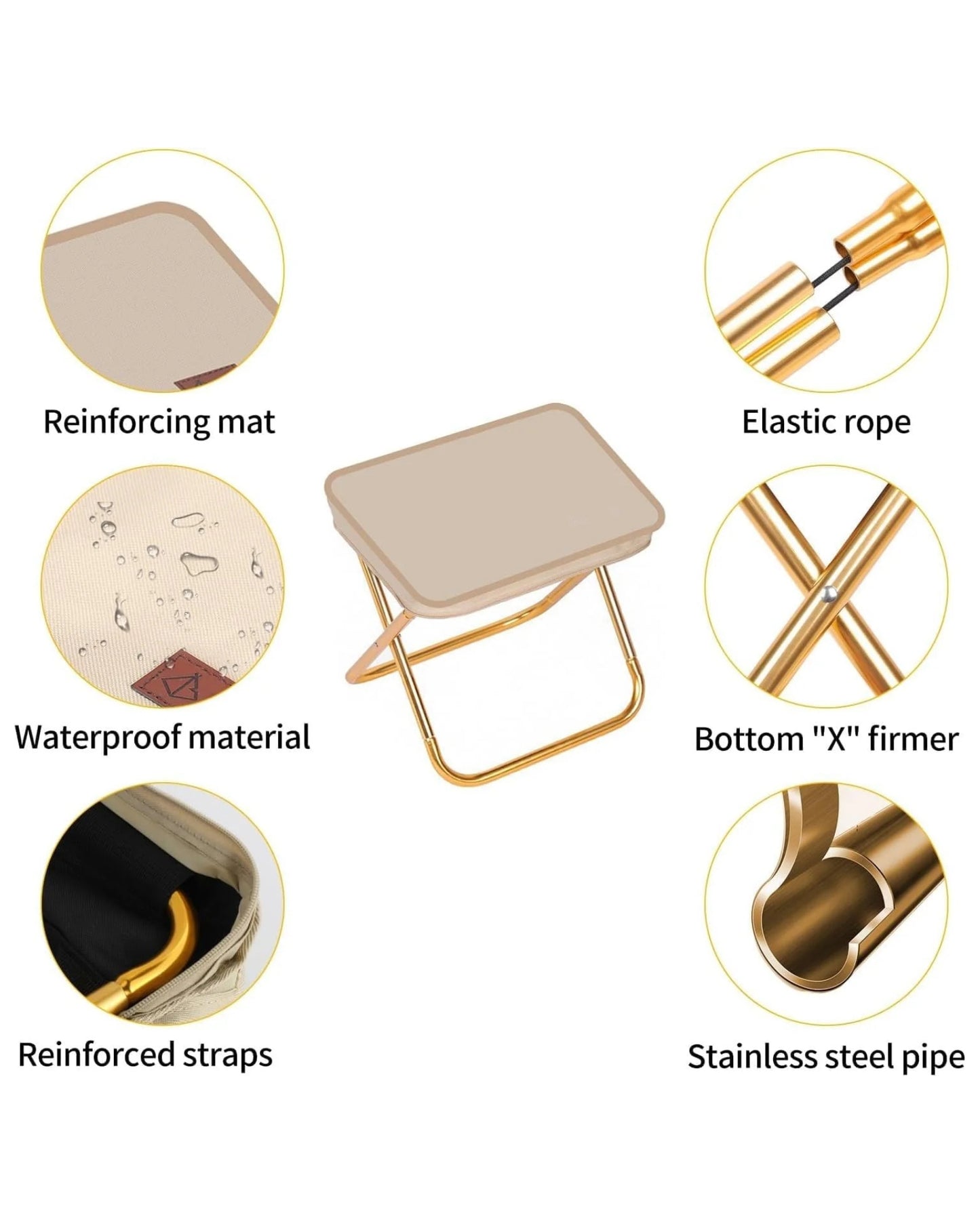 🪑✨ ZipSeat™ Zipper Folding Stool – Your Pocket-Sized Power Chair for Every Adventure! 🎒💪