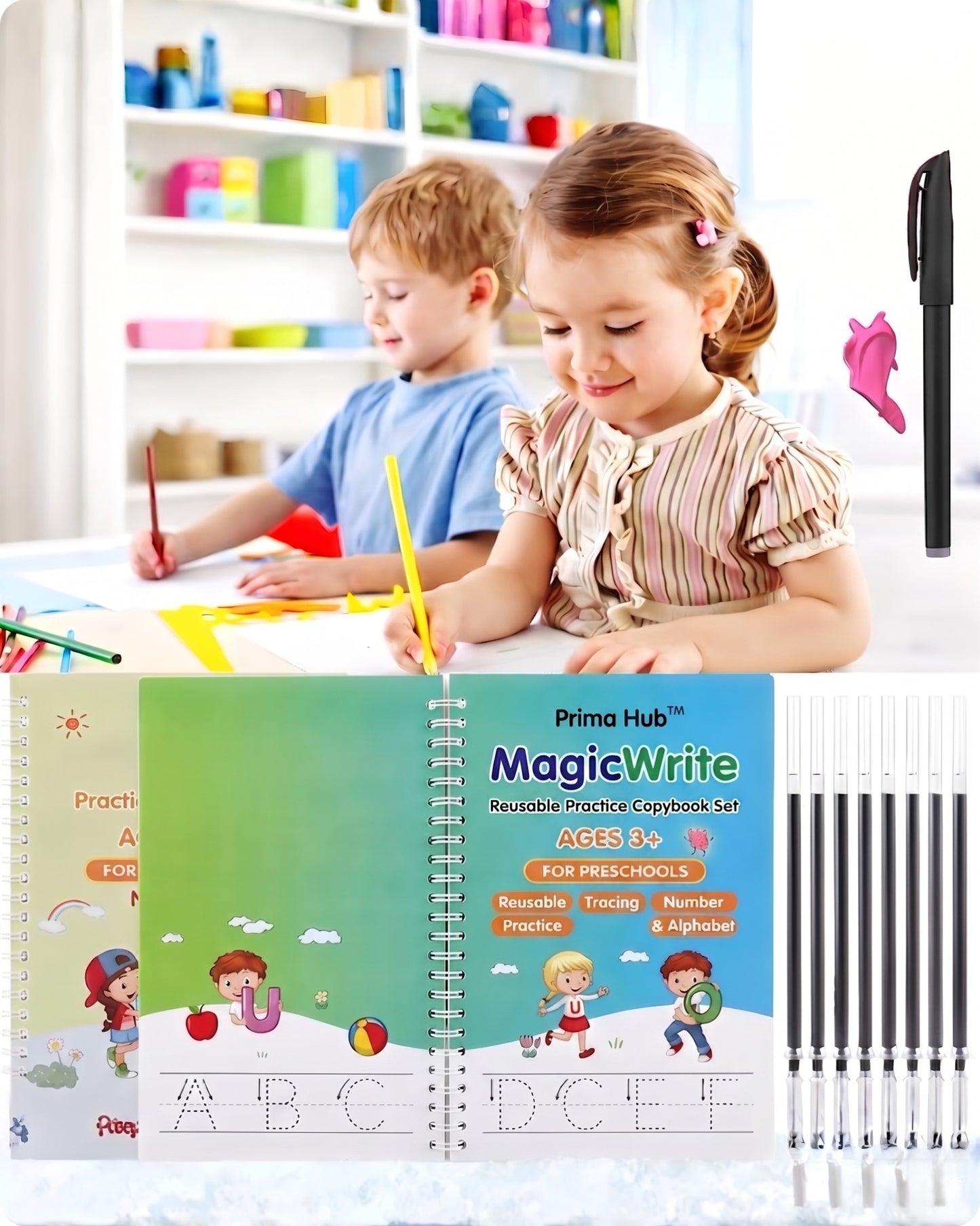 Prima Hub™ MagicWrite Reusable Copybook Kit